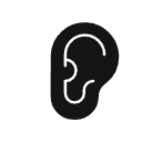 Icono de oreja